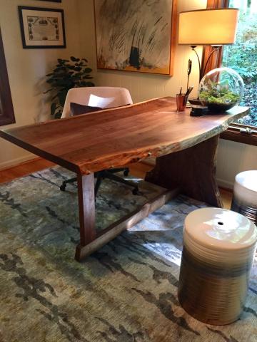 Delaware designer showcase, black walnut table
