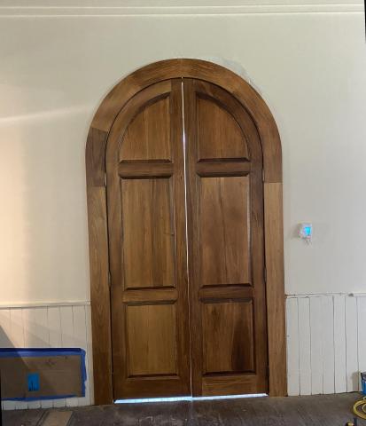 Custom double doors