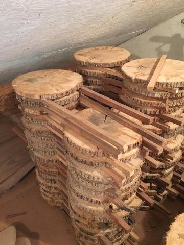 Wood disks